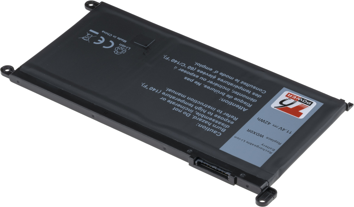Batéria T6 Power pre Dell Insprion 15 5568, 5578, Vostro 5468, 5568, 3680mAh, 42Wh, 3cell, Li-pol 