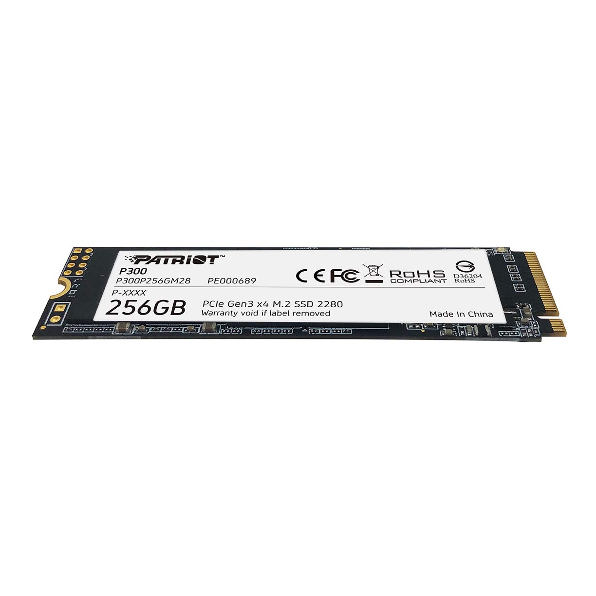 PATRIOT P300/ 256GB/ SSD/ M.2 NVMe/ 5R 