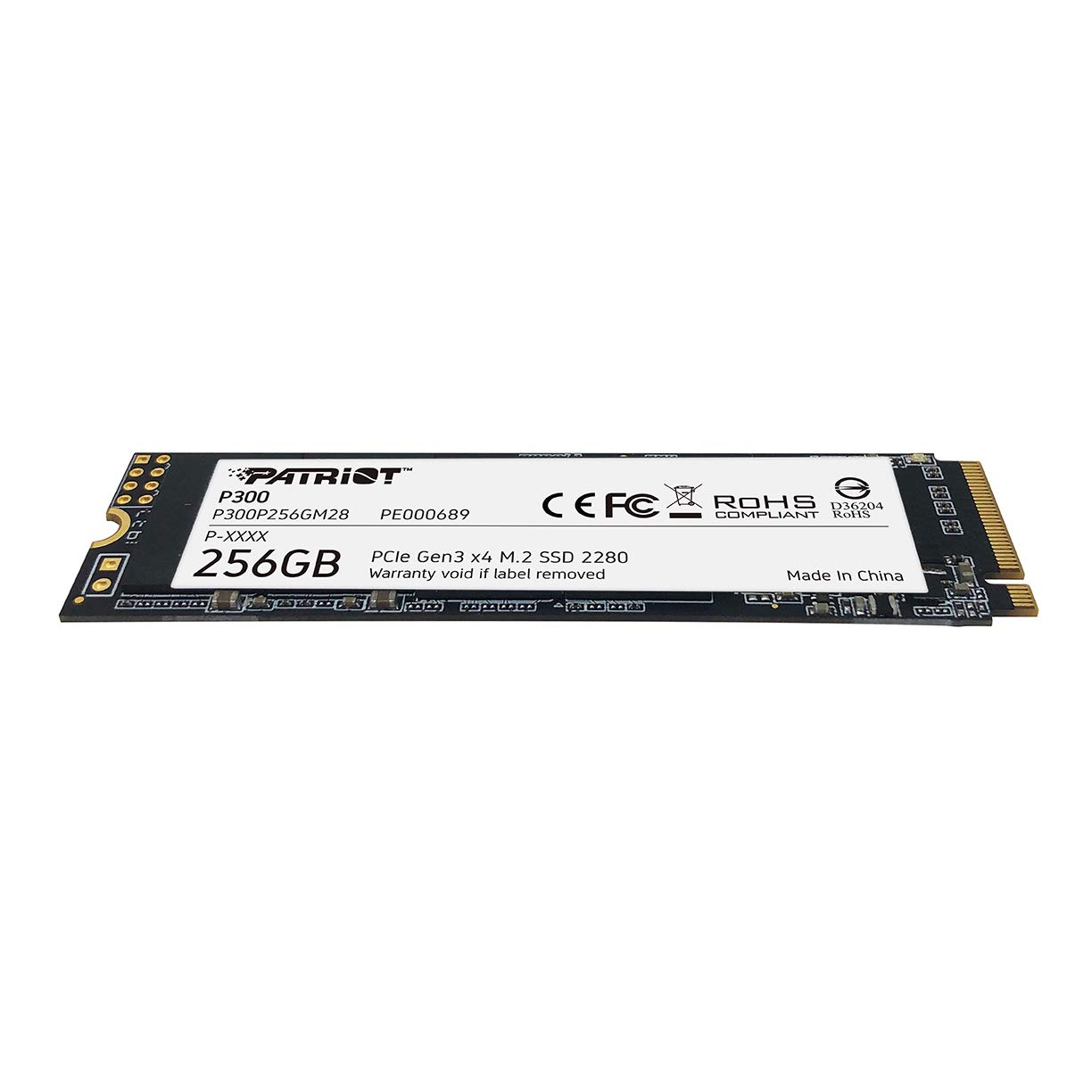 PATRIOT P300/ 256GB/ SSD/ M.2 NVMe/ 3R 