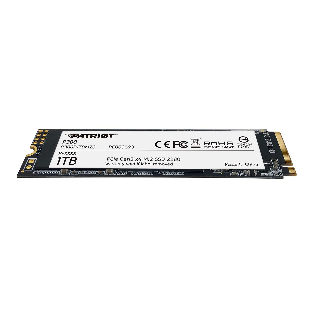 PATRIOT P300/ 1TB/ SSD/ M.2 NVMe/ 5R 