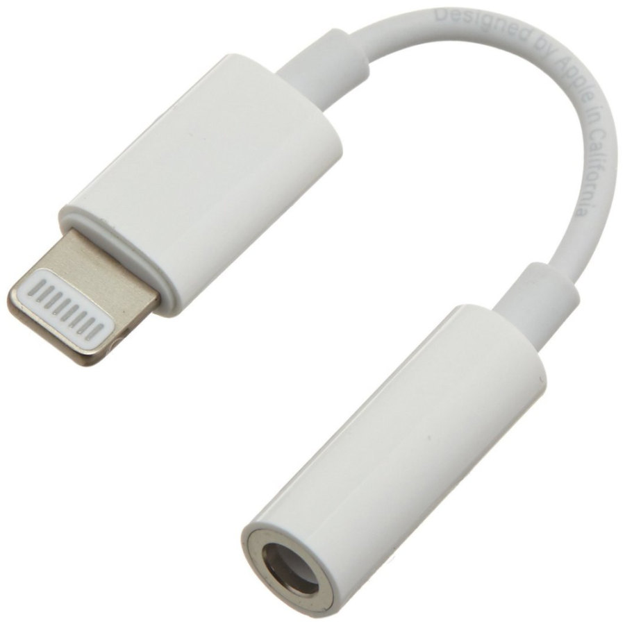 PremiumCord Apple Lightning audio redukčný kábel na 3.5 mm stereo jack/ female, biely