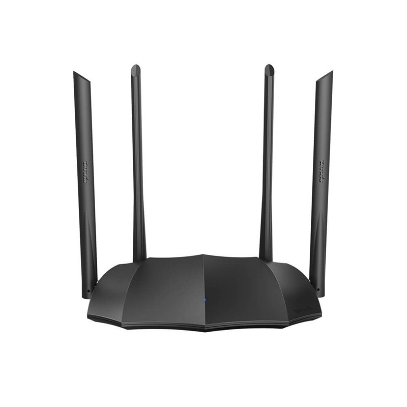 Tenda AC8 WiFi AC Gigabit Router 1200Mbps, 1x GWAN, 3x GLAN, 4x 6dBi antény, WISP, Uni.Repeater, APP 