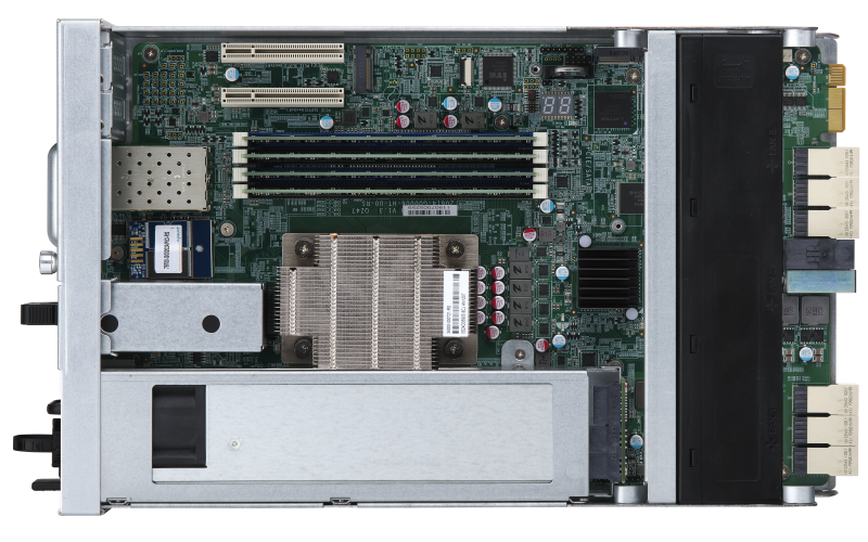 QNAP ES2486dc-2142IT-128G (8C/ Xeon D-2142IT/ 1, 9-3, 0GHz/ 128GBRAM/ 24xSAS/ 6xGbE/ 8xSFP+/ 4xUSB3.0/ 2xPCIe) 