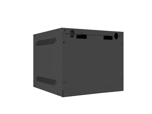 Nástenný rack 10&quot;&quot; 4U 280x310mm čierny flat pack 