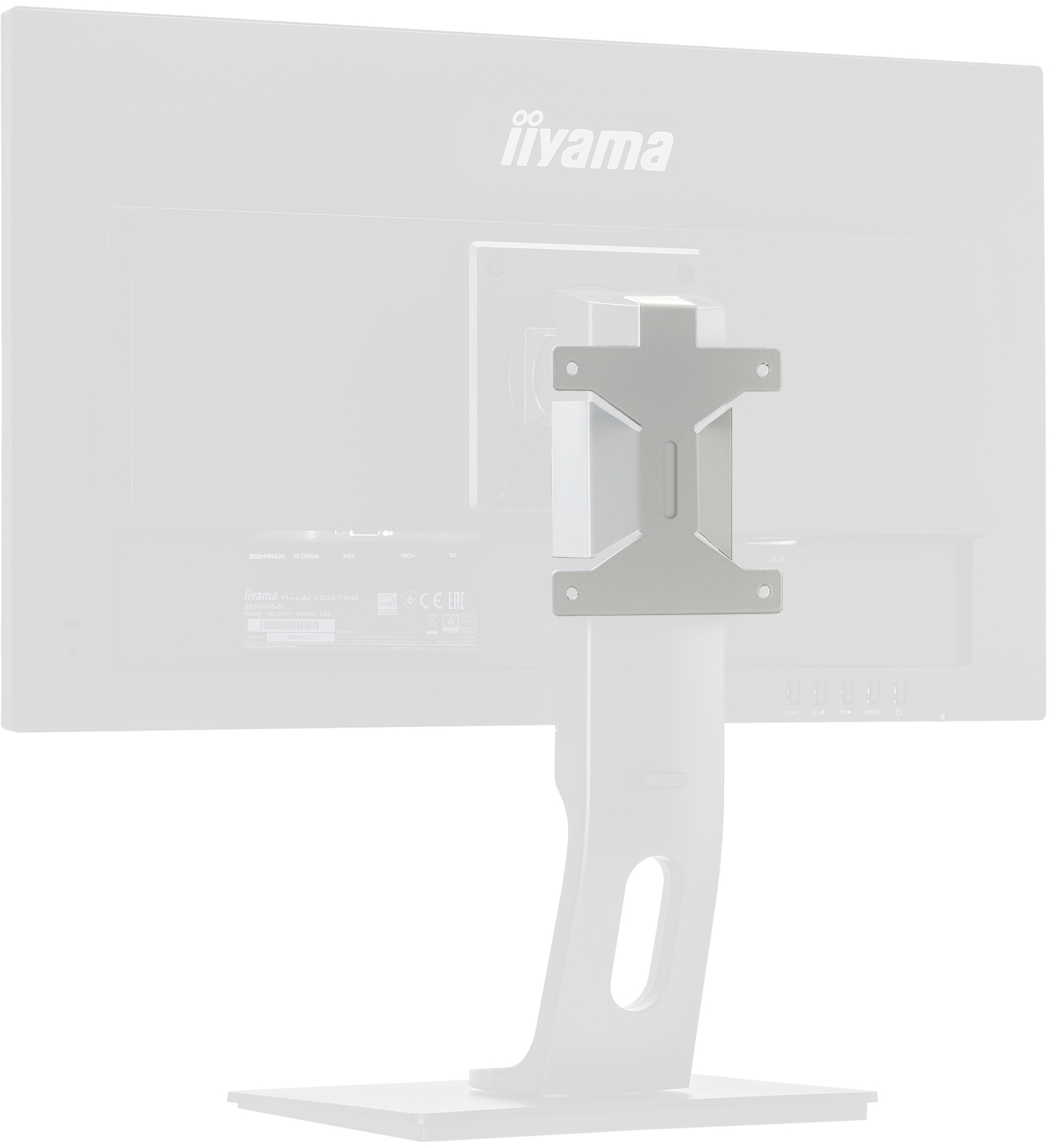 iiyama - VESA držák na LCD s pivotem (XB2474HS & XUB2595WSU) černý