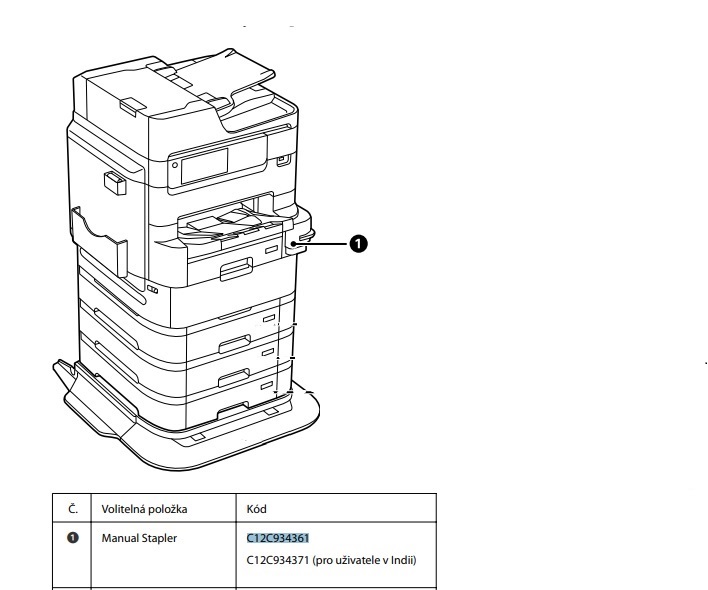 WF-C879R Manual Stapler