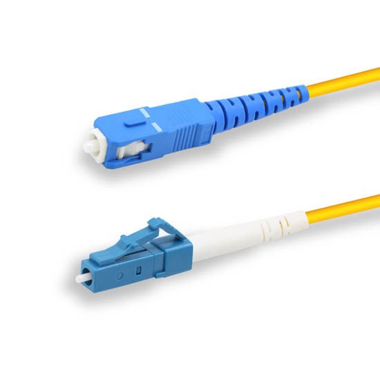 Optický patch kábel SIMPLEX, LC/ UPC-SC/ UPC 9/ 125um SM, 2m, OS2