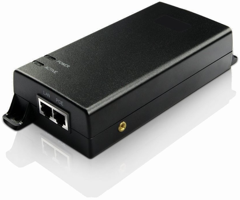 MaxLink PI60v2 PoE injektor - 802.3af/ at/ bt, 55V, 1.1A, 60W, 1Gbit, napájací kábel