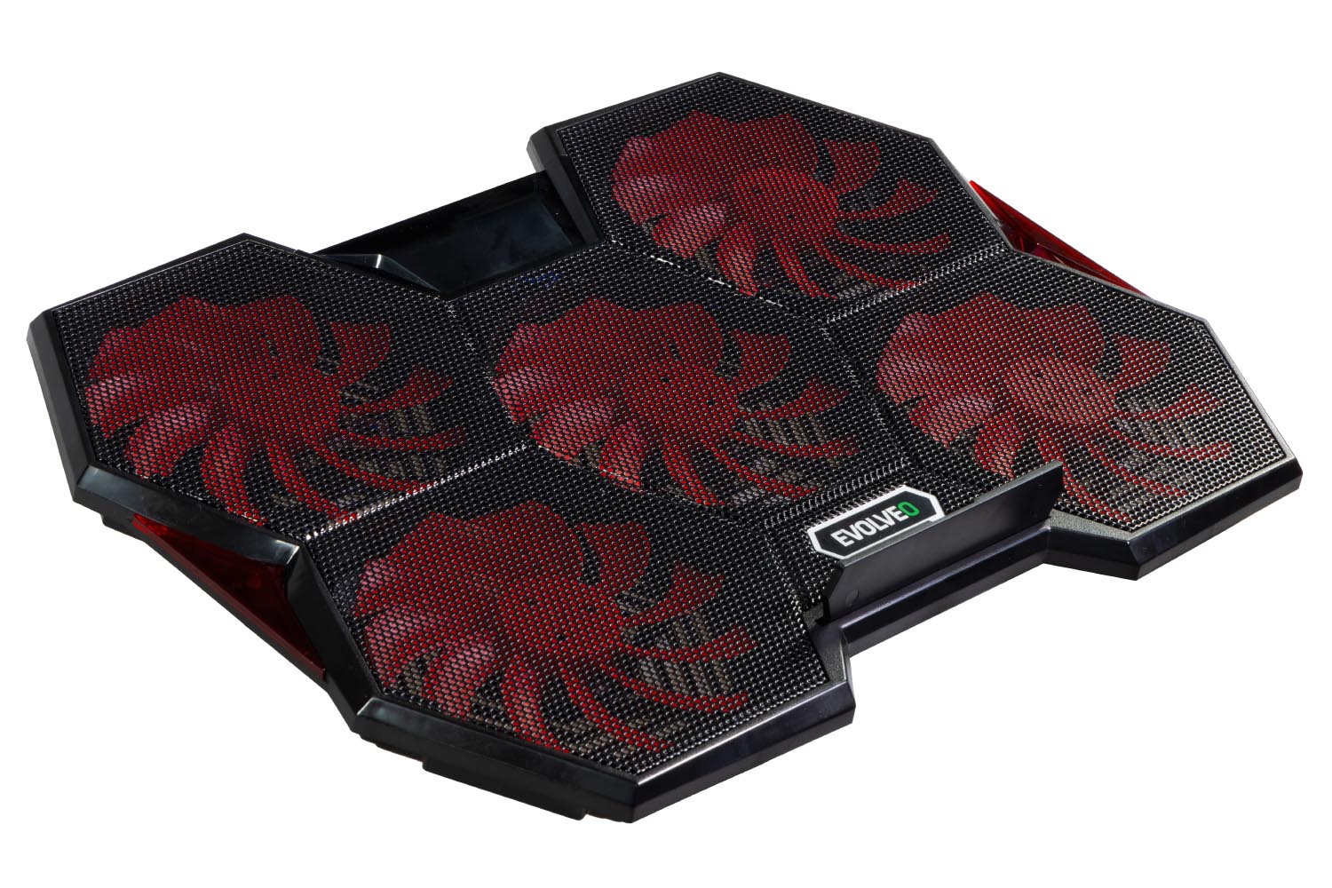 EVOLVEO Ania 14, chladiaci podstavec pre notebook, červené podsvietenie 