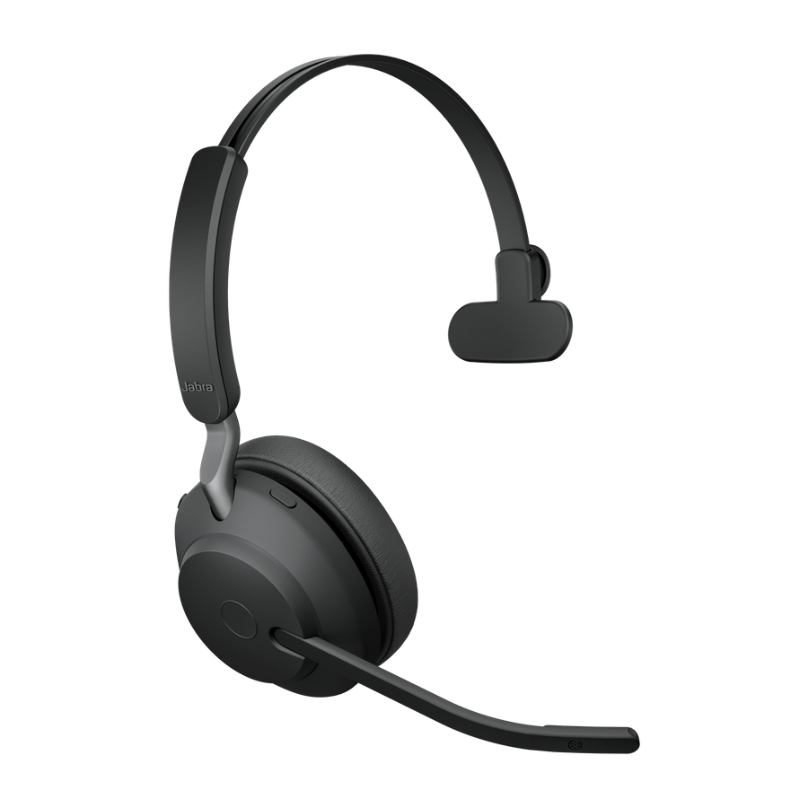 Jabra Evolve2 65/ Mono/ BT/ Bezdrať/ MS/ Stand/ Čierna 