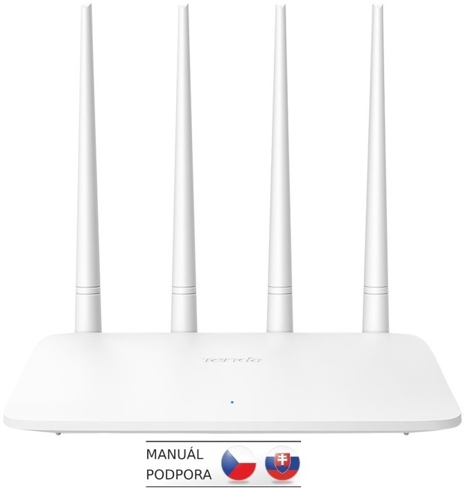 Tenda F6 Wireless-N Router 802.11b/ g/ n, 300 Mb/ s,  4x všesmerová anténa,  univerzálny opakovač
