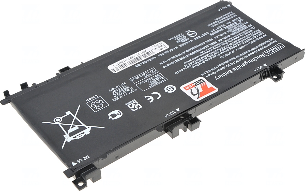 Batéria T6 Power pre HP Pavilion 15-bc000, 15-bc200, Omen 15-ax000, 5300mAh, 61Wh, 3cell, Li-pol 