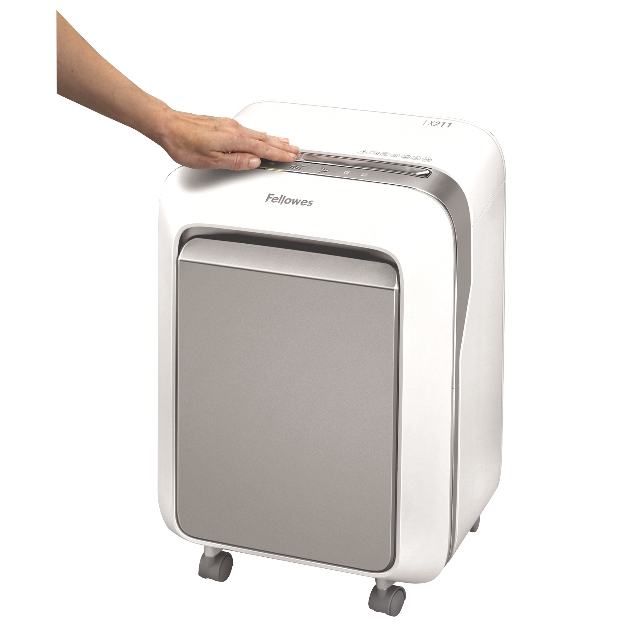 Fellowes Skartovač LX 211 biely 