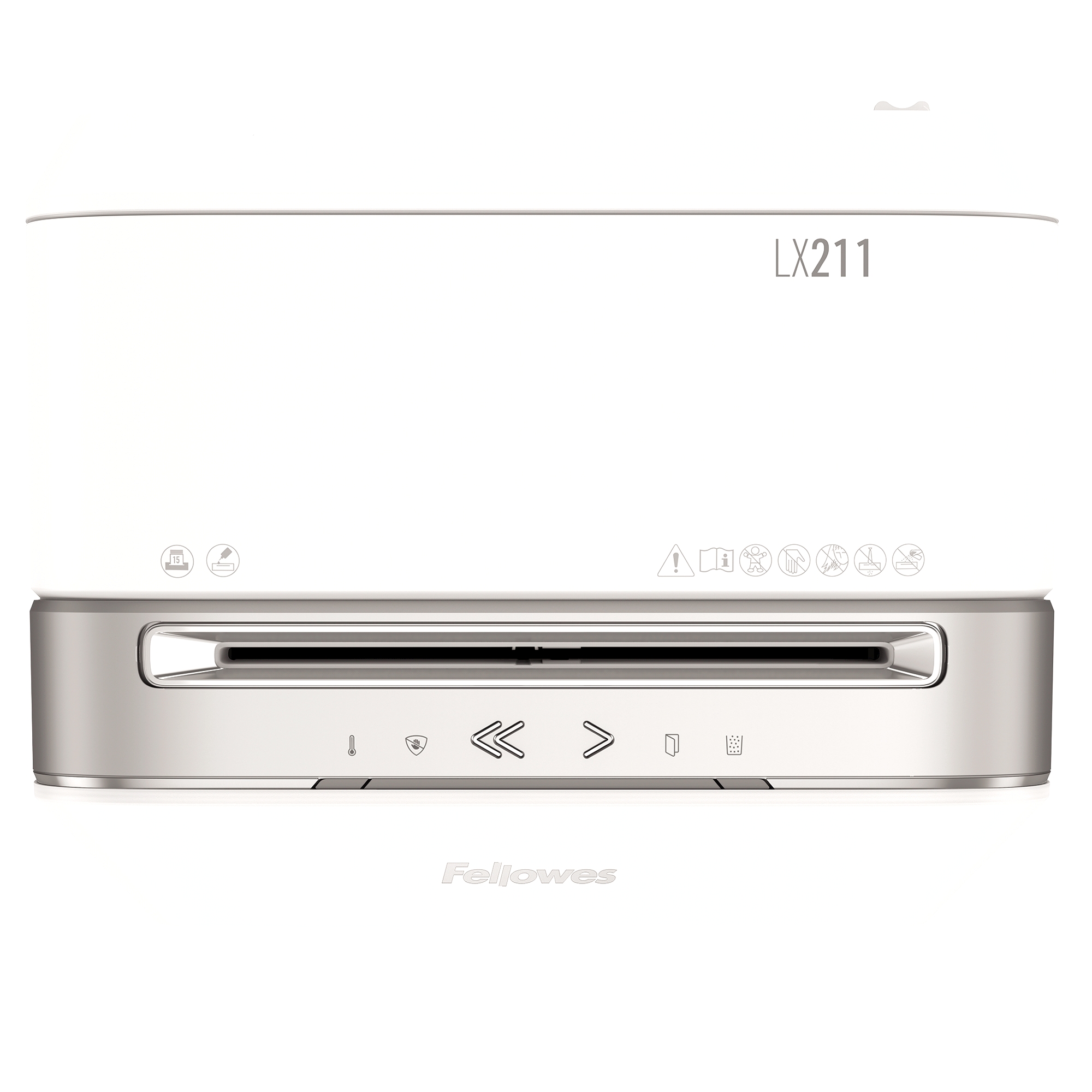 Fellowes Skartovač LX 211 biely 
