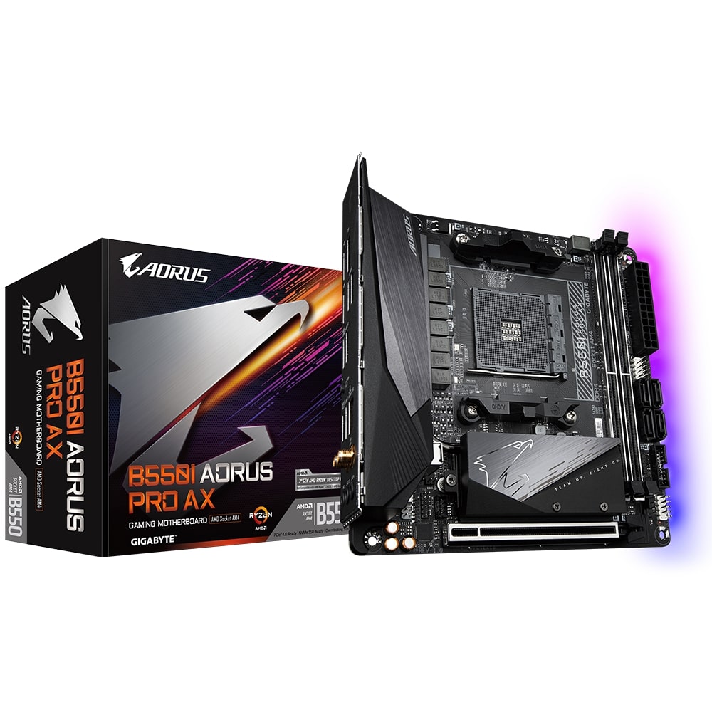 GIGABYTE B550I AORUS PRO AX/ AM4/ MITX 