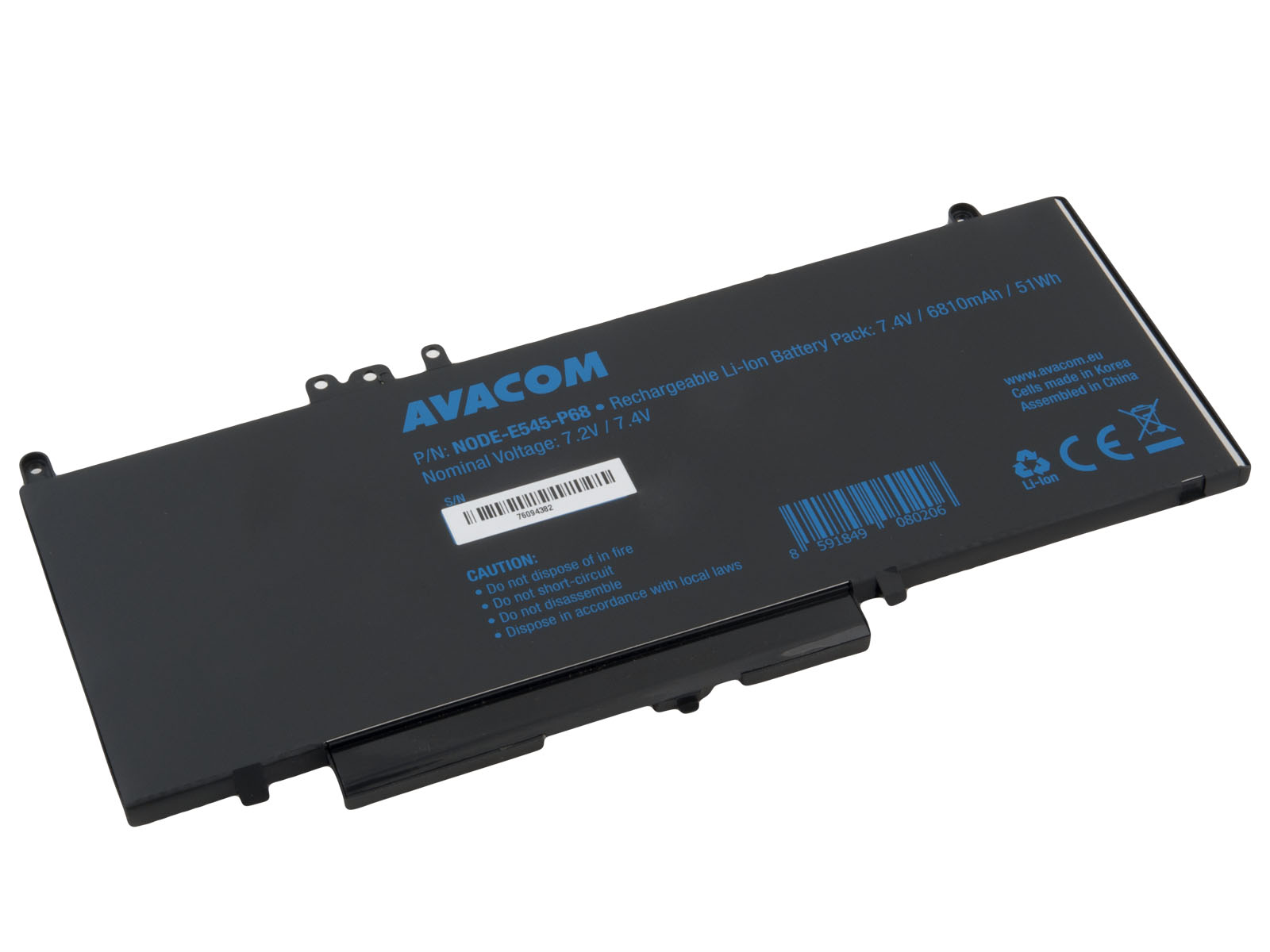 AVACOM baterie pro Dell Latitude E5450 Li-Pol 7, 4V 6810mAh 51Wh