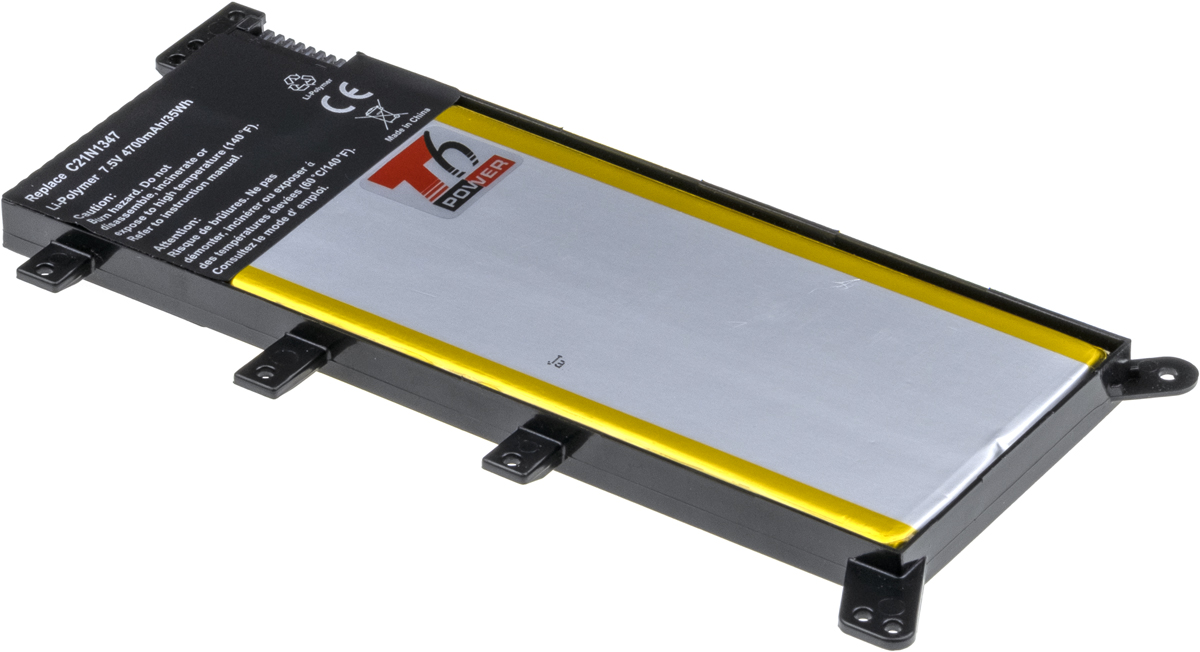 Batéria T6 Power pre Asus X555LA, X555LB, X554LA, F554LA, F555LA, K555LA, 4700mAh, 35Wh, 2cell