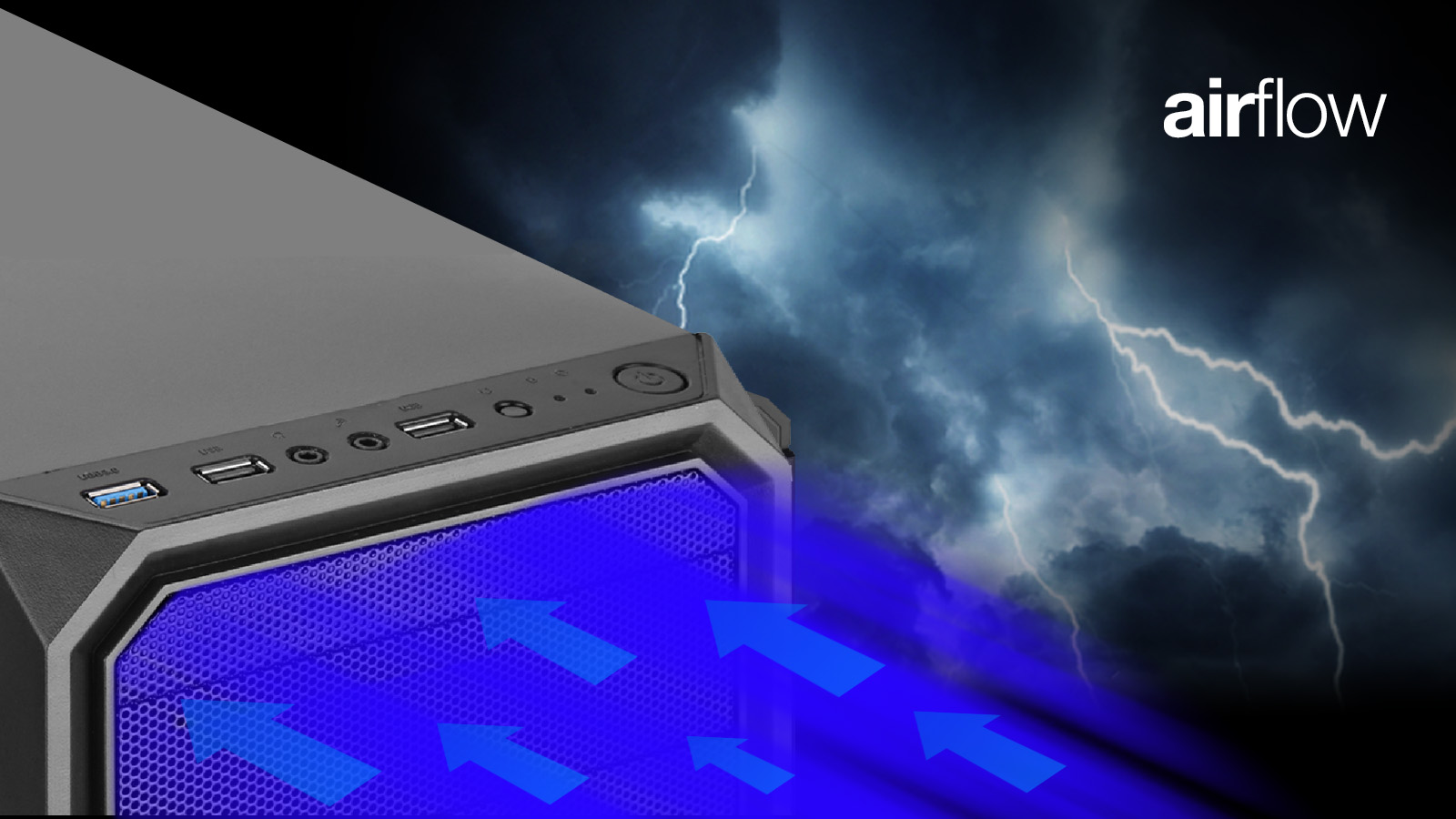 EVOLVEO Shaw 2/ Mini ITX/ Transpar./ Čierna 