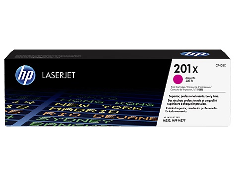 HP 201X tlačová kazeta purpurová veľká, CF403X