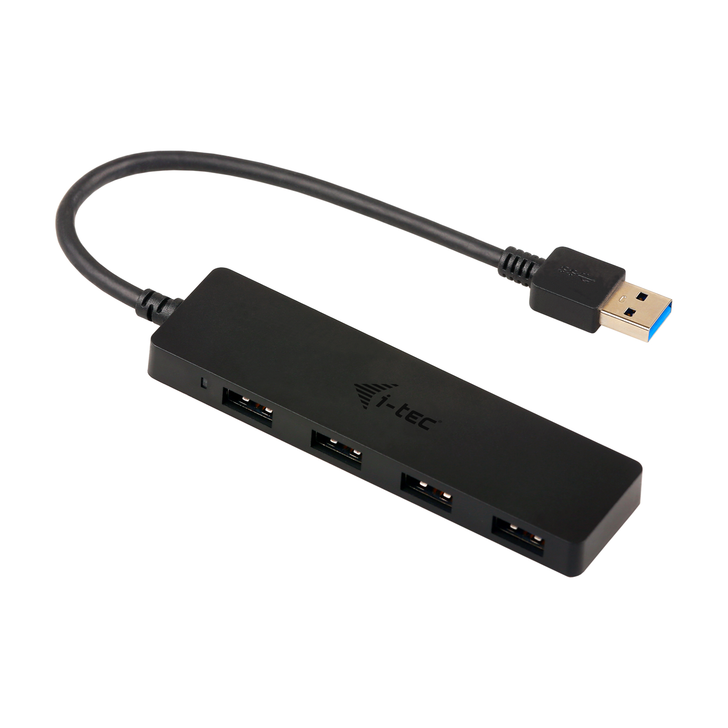 i-tec USB 3.0 SLIM HUB 4 Port passive - Black 