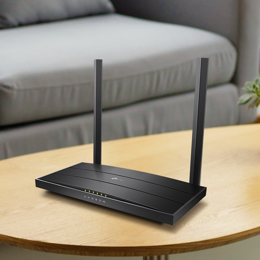 TP-Link Archer VR400 VDSL/ ADSL WiFi AC1200 modem Gb router, 1xUSB 2.0 
