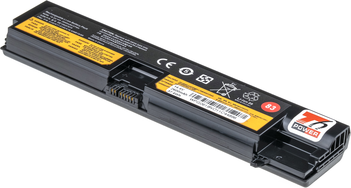 Batéria T6 Power pre Lenovo ThinkPad E570, E575, E570c, 2600mAh, 38Wh, 4cell