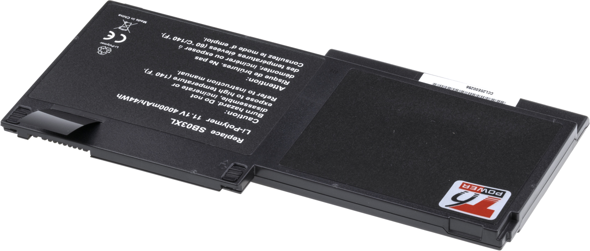 Batéria T6 Power HP EliteBook 720 G1, 725 G2, 820 G1, 820 G2, 4000mAh, 44Wh, 3cell, Li-pol 