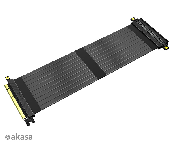 AKASA Riser black X3, 30 cm 