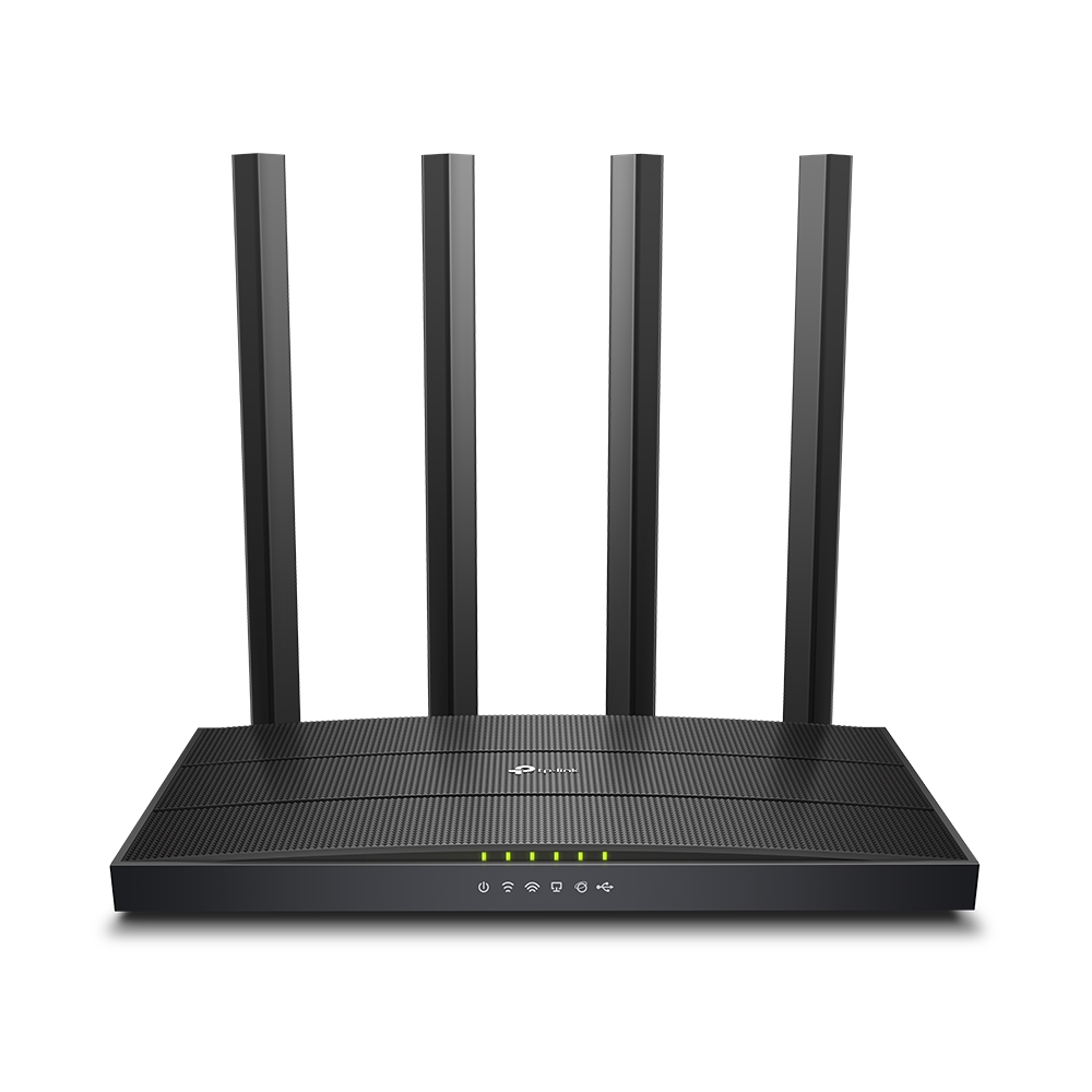 TP-Link Archer C6U AC1200 WiFi DualBand Router, USB 2.0, 5xGb LAN, 4x anténa 