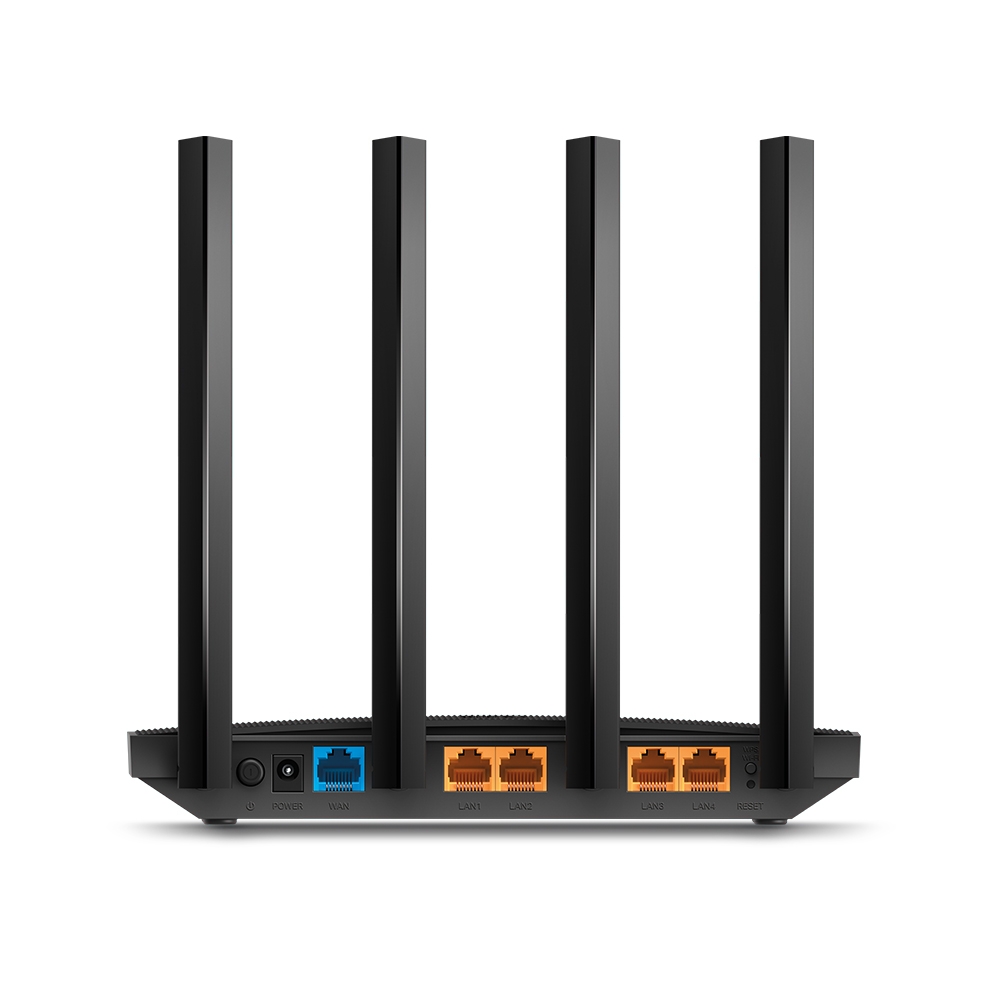 TP-Link Archer C6U AC1200 WiFi DualBand Router, USB 2.0, 5xGb LAN, 4x anténa 