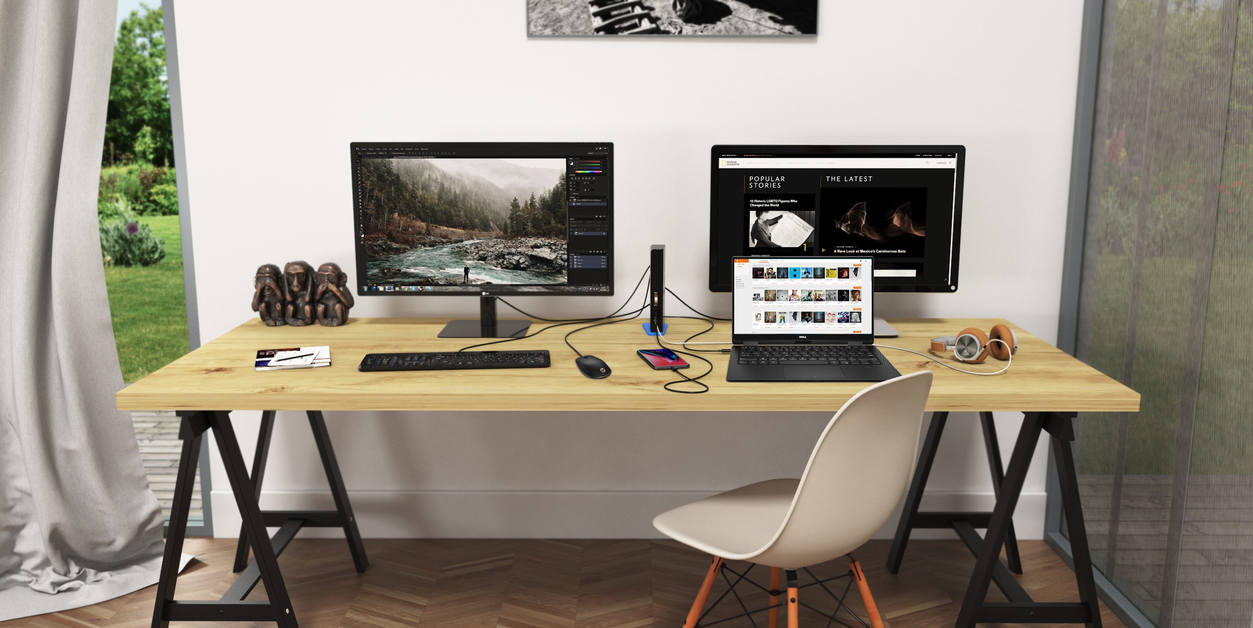 i-tec USB 3.0/ USB-C Dual HDMI Docking Station 