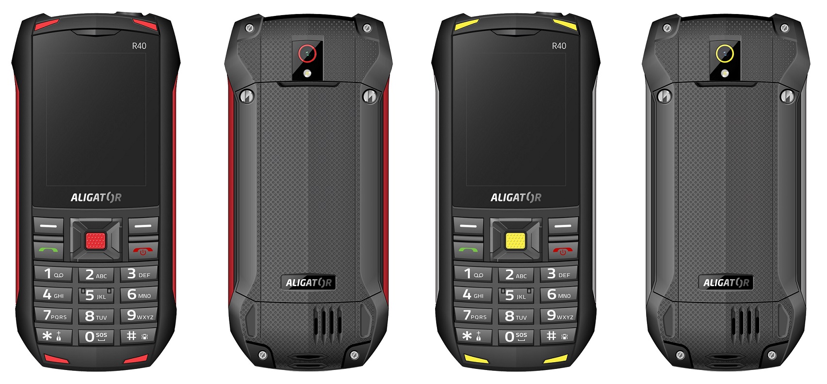 ALIGATOR R40 eXtremo čierno-červený 