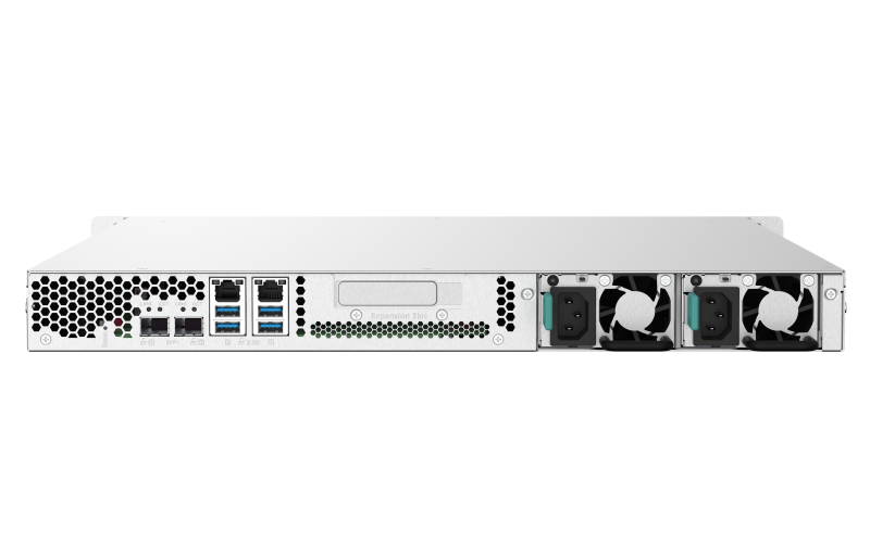 QNAP TS-432PXU-RP-2G (1, 7GHz / 2GB RAM / 4x SATA / 2x 2, 5GbE / 2x 10GbE SFP+ / 4x USB 3.2 / 2x zdroj) 