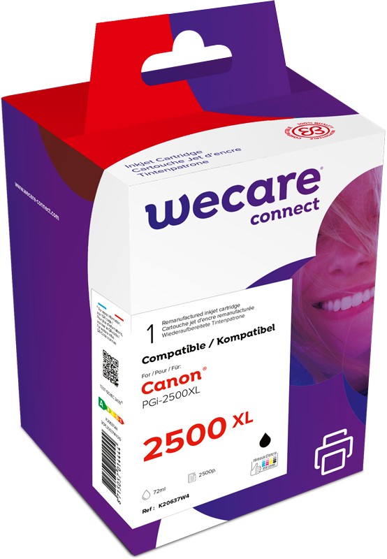 WECARE ARMOR ink kompatibilný s CANON PGi-2500XLB, 73ml, čierna/ black