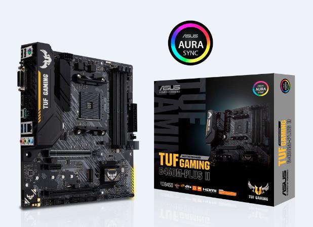 ASUS TUF GAMING B450-PLUS II/ AM4/ mATX 