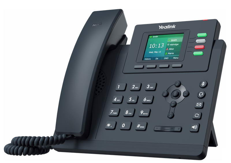 Yealink SIP-T33G SIP telefón, PoE, 2, 4" 320x240 farebný LCD, 4 x SIP úč., GigE 