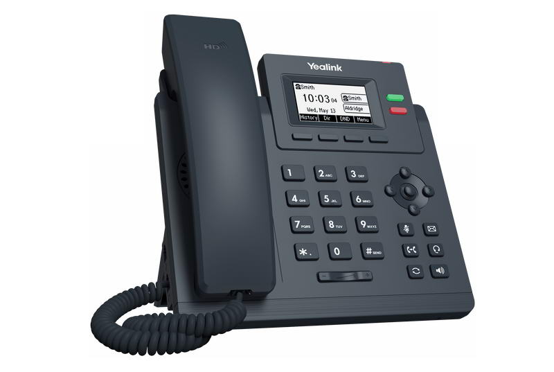 Yealink SIP-T31 SIP telefón, 2, 3" 132x64 podsv. LCD, 2 x SIP úč., 100M Eth 