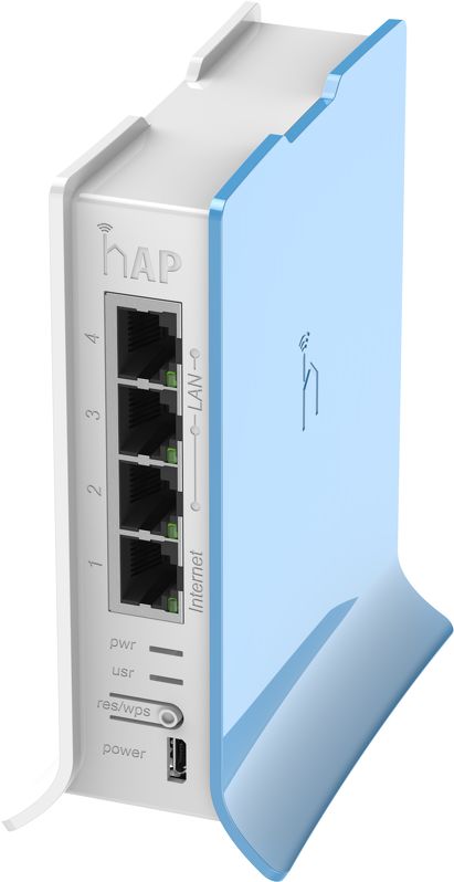 Mikrotik RB941-2nD-TC, 32MB RAM, 4xLAN, AP Tower case