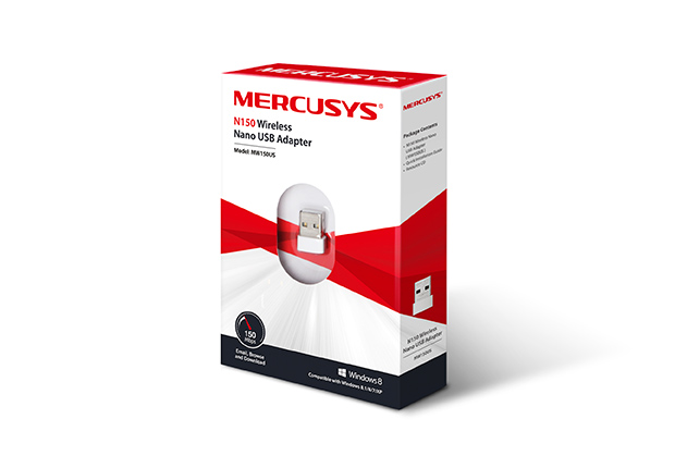 Mercusys MW150US N150 Wireless Nano USB Adapter USB 2.0 