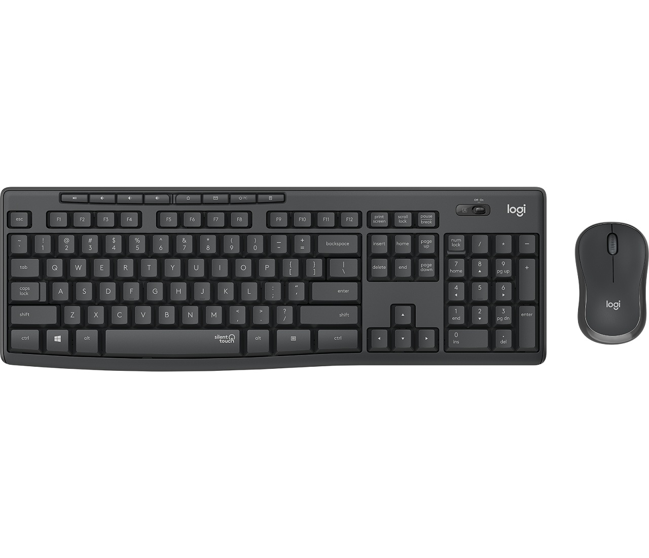 bezdrátový set Logitech MK295, graphite US INTNL