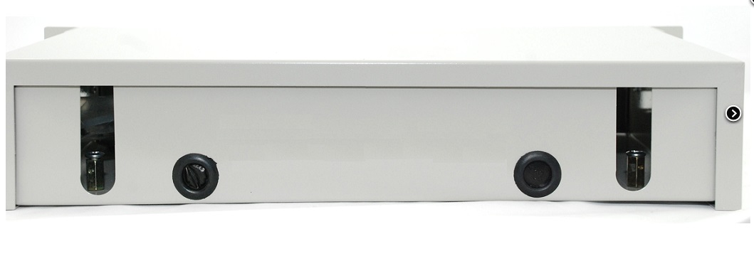 19" 2U Optická vaňa 48xSC simplex, LC duplex, E2000, sivá 