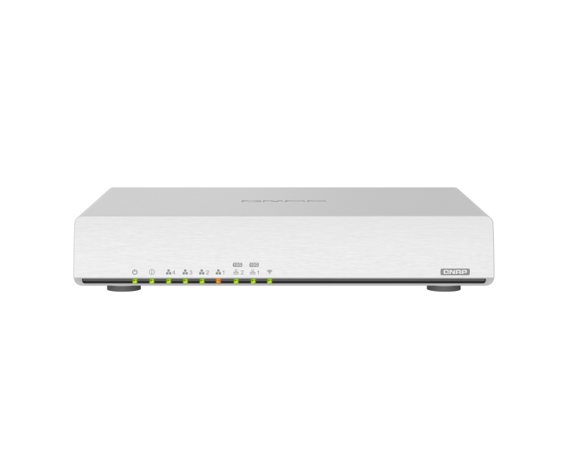 QNAP Wi-Fi 6 SD-WAN router QHora-301W (4x GbE / 2x 10GbE / 2x USB 3.2 / 8 interných antén) 