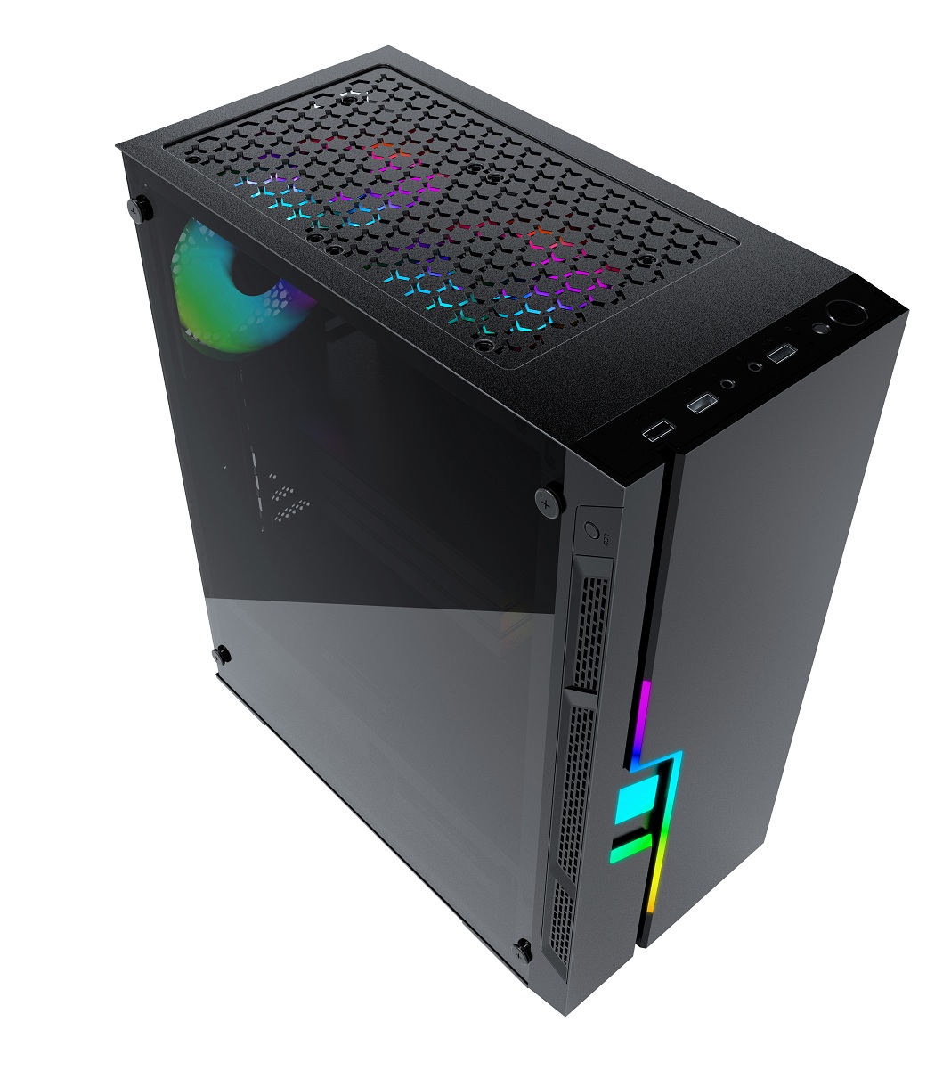 Gembird Midi tower Fornax 2000 RGB 