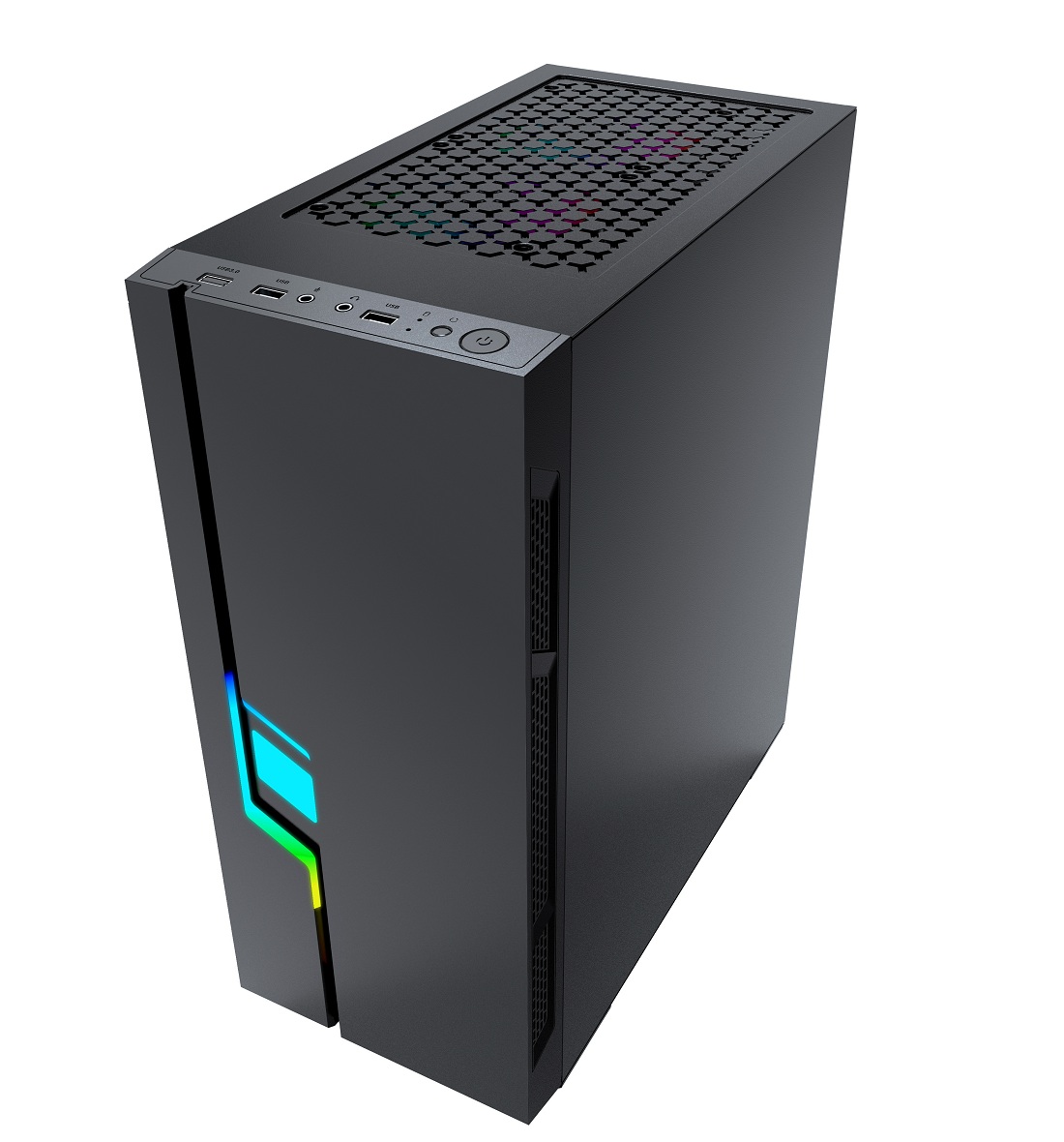 Gembird Midi tower Fornax 2000 RGB 