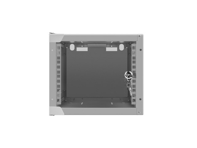 Nástenný rack 10&quot;&quot; 4U 280x310mm sivý flat pack 