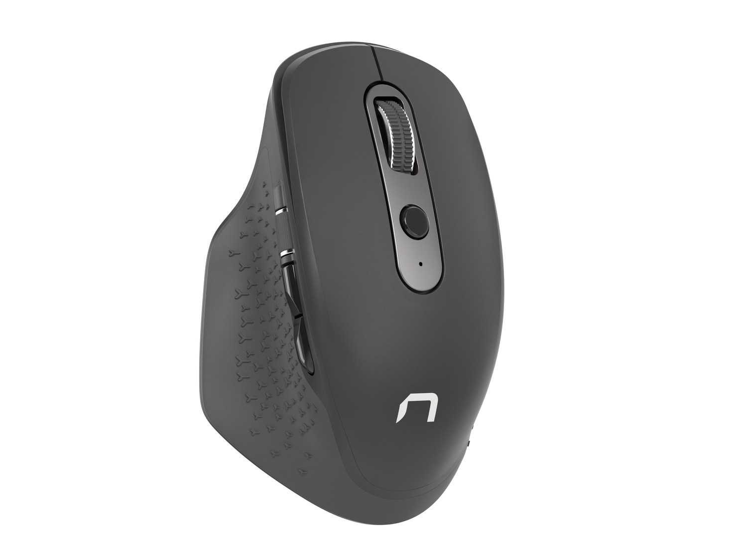Natec optická myš FALCON/ Kancelárska/ Optická/ Pre pravákov/ 3 200 DPI/ Bezdrôtová Bluetooth/ Čierna 