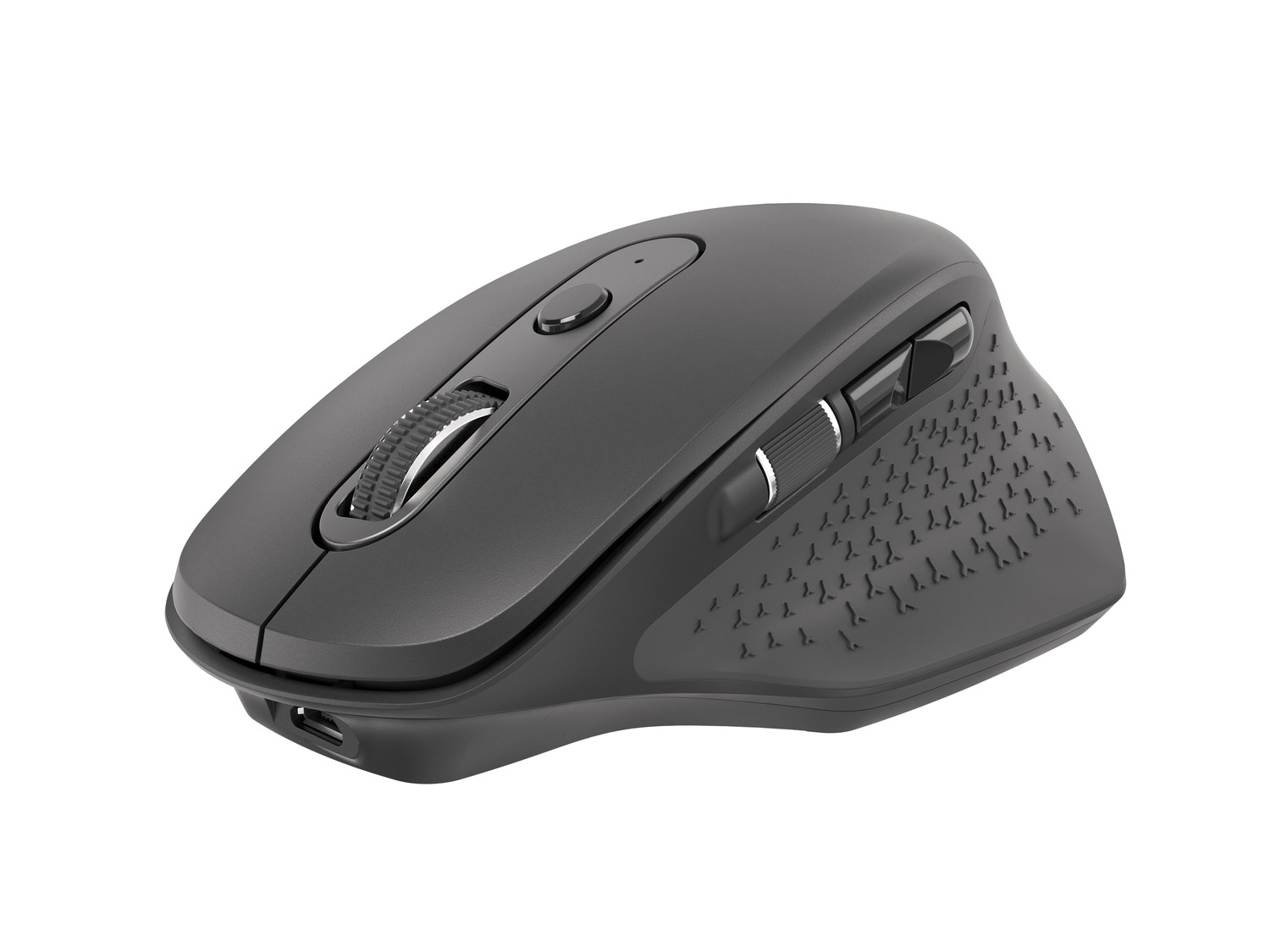 Natec optická myš FALCON/ Kancelárska/ Optická/ Pre pravákov/ 3 200 DPI/ Bezdrôtová Bluetooth/ Čierna 