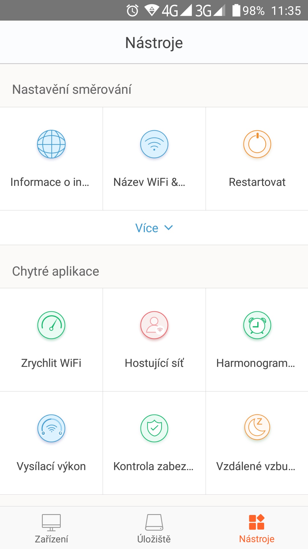 Tenda AC5 WiFi AC Router 1200Mb/ , WISP, Universal Repeater, Tenda CZ aplikácie, 4x 6dBi antény 