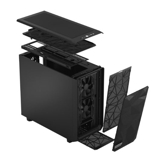 Fractal Design Meshify 2 Black Solid/ Midi Tower/ Čierna 