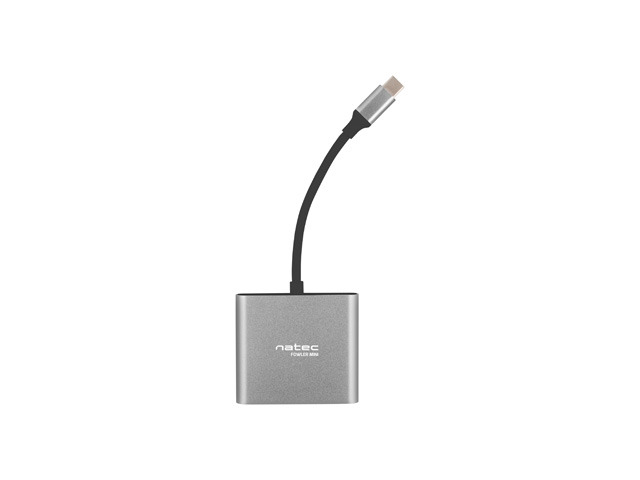 Natec multiport adaptér Fowler MINI USB-C PD, USB 3.0, HDMI 4K 